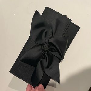 Black Felt Clutch